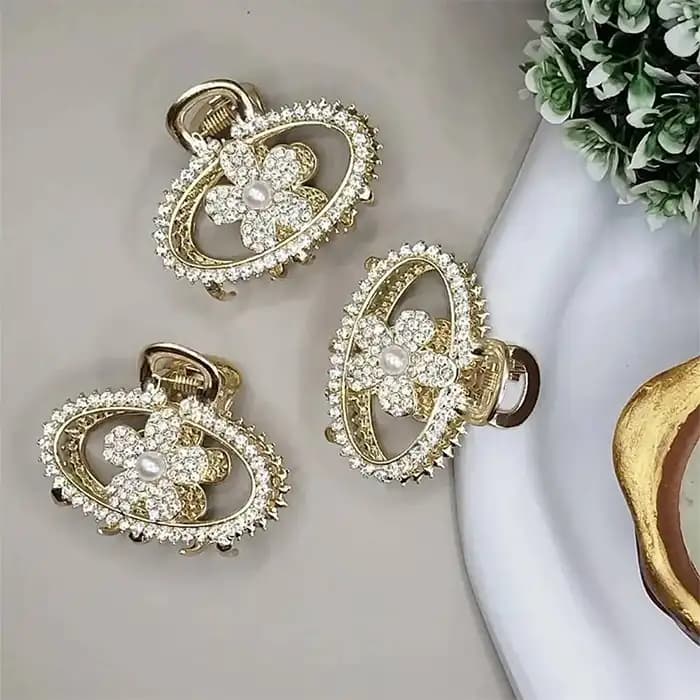 کلیپس مینی فلزی تک مرواریدی