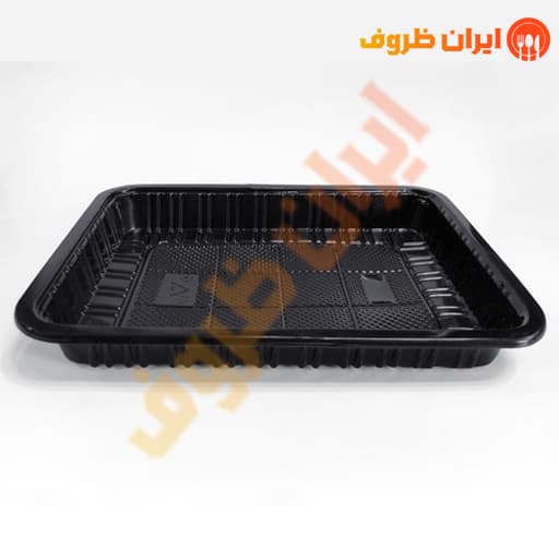 ظرف یکبار مصرف مشکی کد 301 مهرپارسا / کارتن 200 عددی