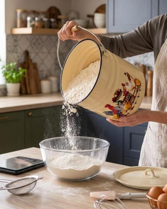 سطل 9 لیتری لعابی روس خروس جدید 7738