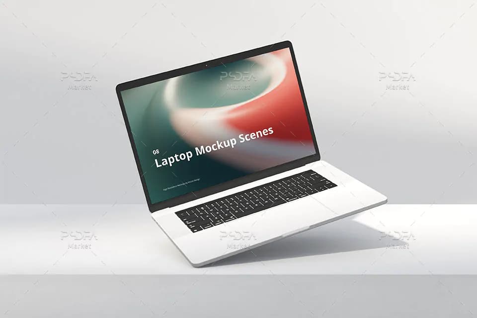 8 موکاپ لپ تاپ مک بوک اپل