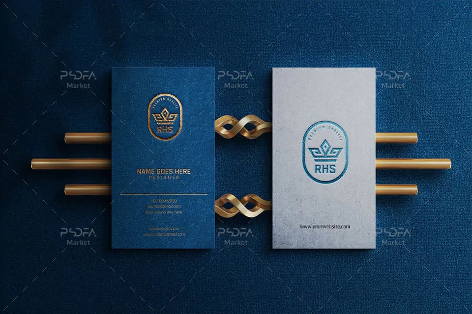 موکاپ کارت ویزیت لوکس و لاکچری