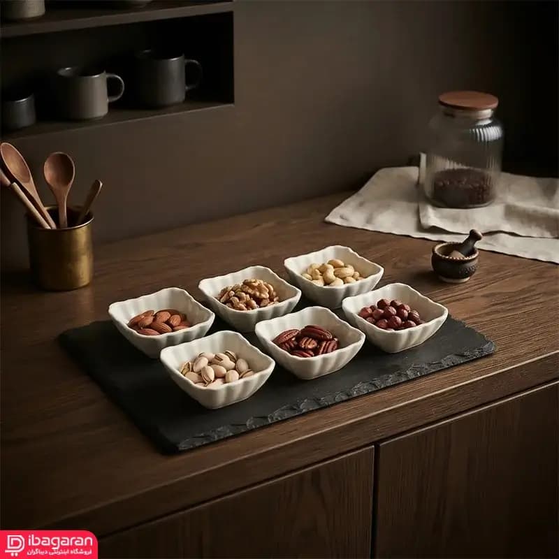 پیاله 6 عددی سرامیکی مدل دیبا