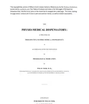 دانلود کتاب The physio-medical dispensatory : a treatise on therapeutics, materia medica, and pharmacy