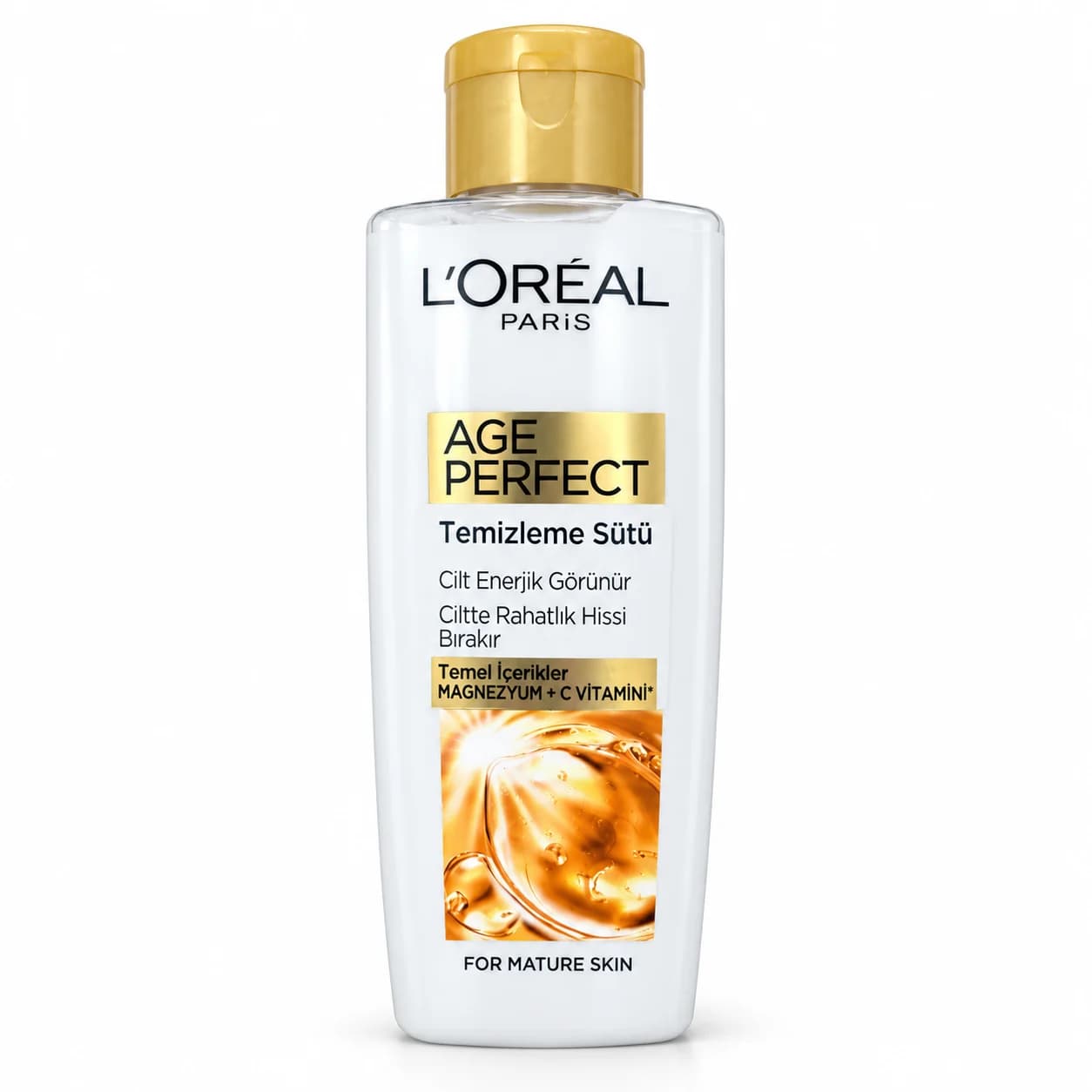 شیر پاک‌کن صورت لورآل پاریس L’Oréal Paris Age Perfect حاوی منیزیم و ویتامین C حجم 200 میل