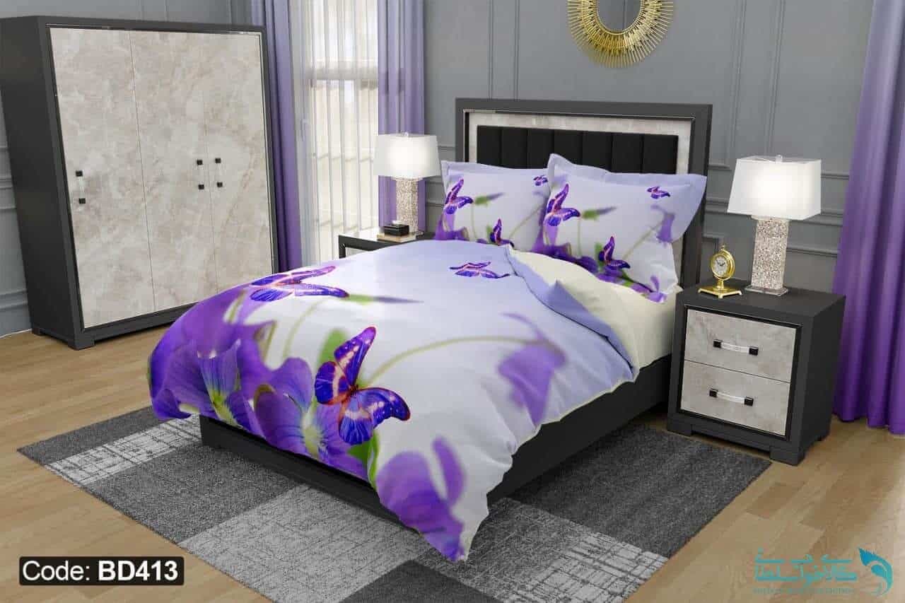 روتختی طرح گل و پروانه برند دکو کد BD413