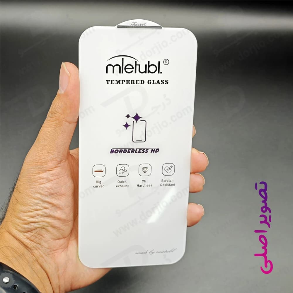 گلس تمام شفاف بدون حاشیه iPhone 17 مارک Mietubl — تصویر ۷
