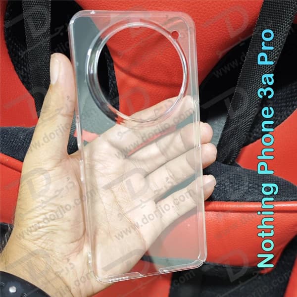 قاب شفاف تمام کریستالی Nothing Phone 3a Pro مارک LEXOM — تصویر ۵