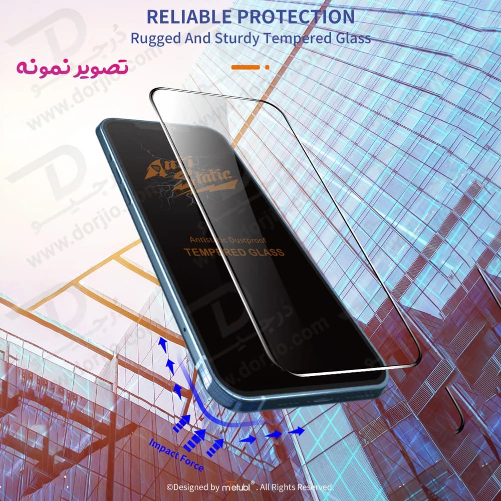 گلس شیشه‌ای Xiaomi Redmi K90 Pro Max مارک Mietubl مدل Anti-Static — تصویر ۶