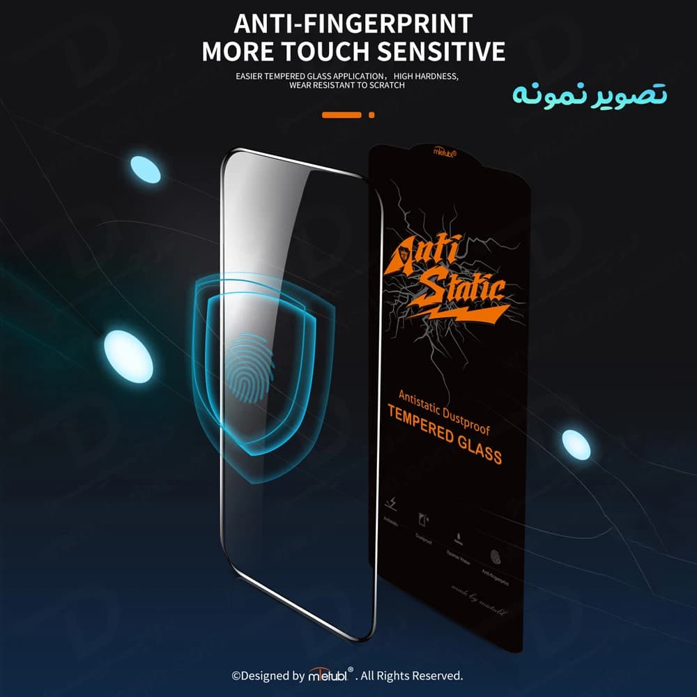 گلس شیشه‌ای Xiaomi Redmi K90 Pro Max مارک Mietubl مدل Anti-Static — تصویر ۳
