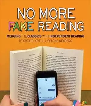 دانلود کتاب No More Fake Reading: Merging the Classics with Independent Reading to Create Joyful, Lifelong Readers