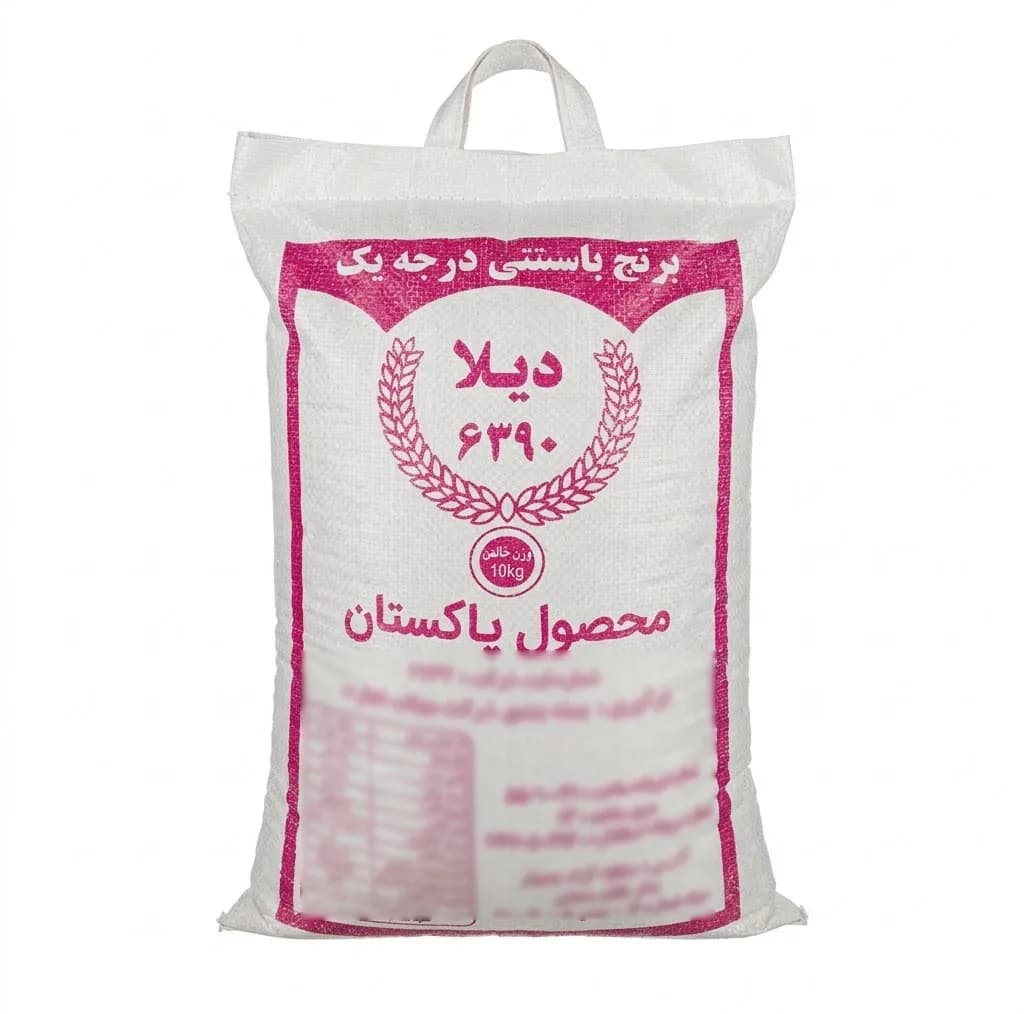 برنج باسماتی پاکستانی دیلا - ۱۰ کیلوگرم — تصویر ۲