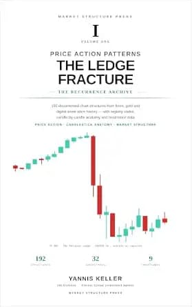 و دانلود نسخه کامل کتاب زبان اصلی Price Action Patterns: The Ledge Fracture: Volume I — 192 documented chart structures from forex, gold and digital-asset price history, with registry codes … ana