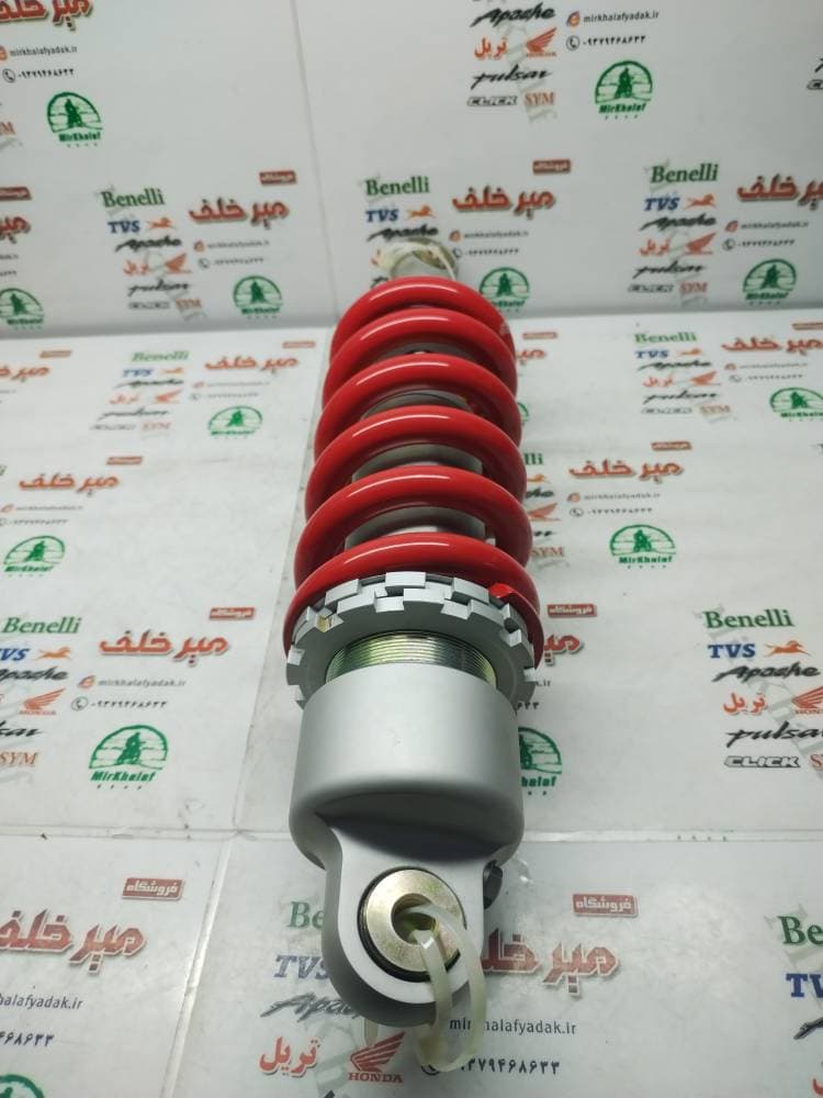 کمک فنر عقب (وسط) موتور بنلی 300 دوسیلندر قدیم و جدید نیوفیس قرمز اصلی
