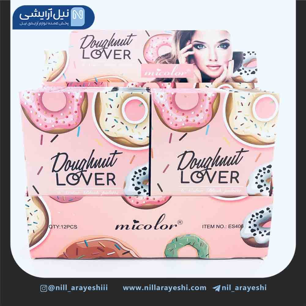 پالت رژگونه 6 رنگ می کالر سری دونات لاور کد Es406