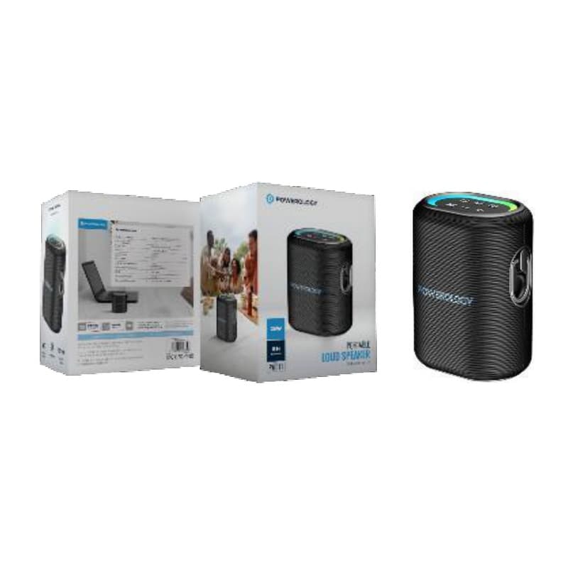 اسپیکر بلوتوثی پرتابل پاورولوژی مدل Portable Loud Speaker کد 4199
