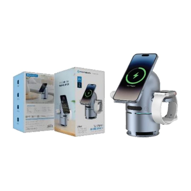 شارژر دیواری فست شارژ پاورولوژی مدل Qi2 Speaker Charge Station کد 4360