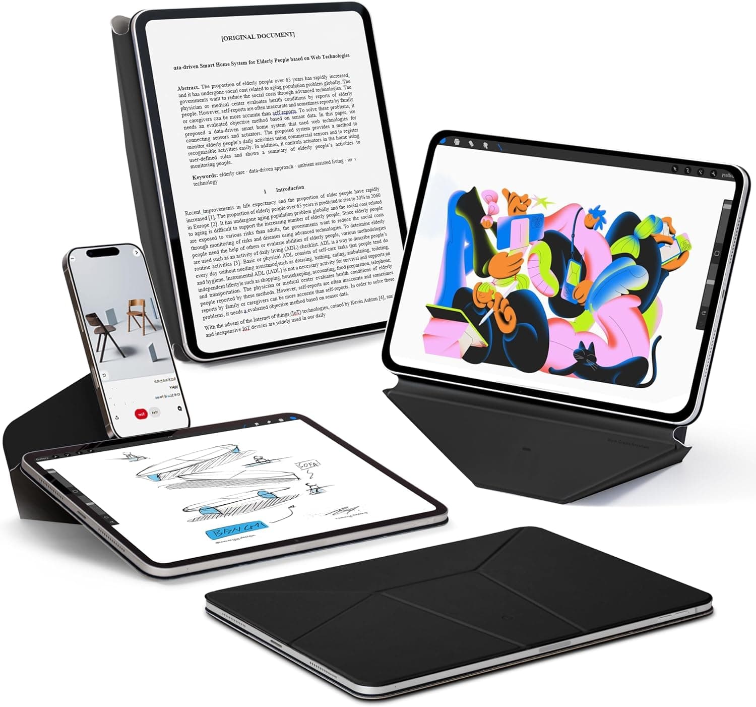 قاب آیپد نسل 10 و 11 (A16) مفت مدل Dynamic folio