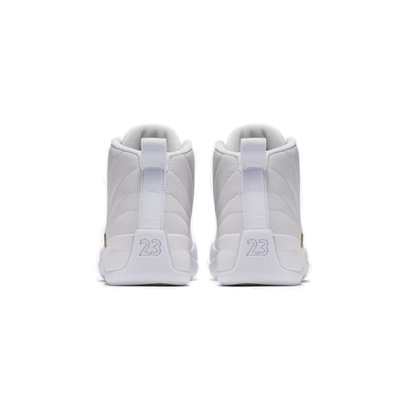 کتونی نایک ایرجردن 12 سفید طلایی Nike Air Jordan 12 OVO White — تصویر ۲