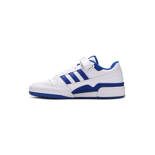 کتونی ست آدیداس فوروم سفید آبی Adidas Forum Low White Royal Blue — تصویر ۲