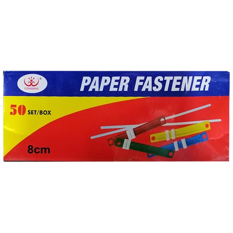 فنر پوشه پلاستیکی رنگی (گیره پوشه) بسته 50 عددی