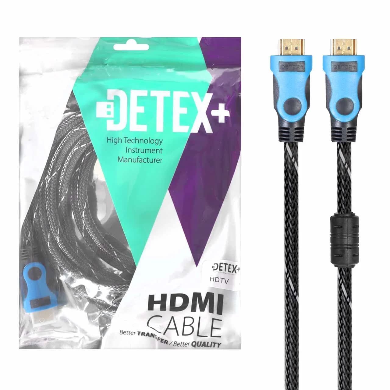 کابل 5 متری DETEX+ HDMI – مشکی
