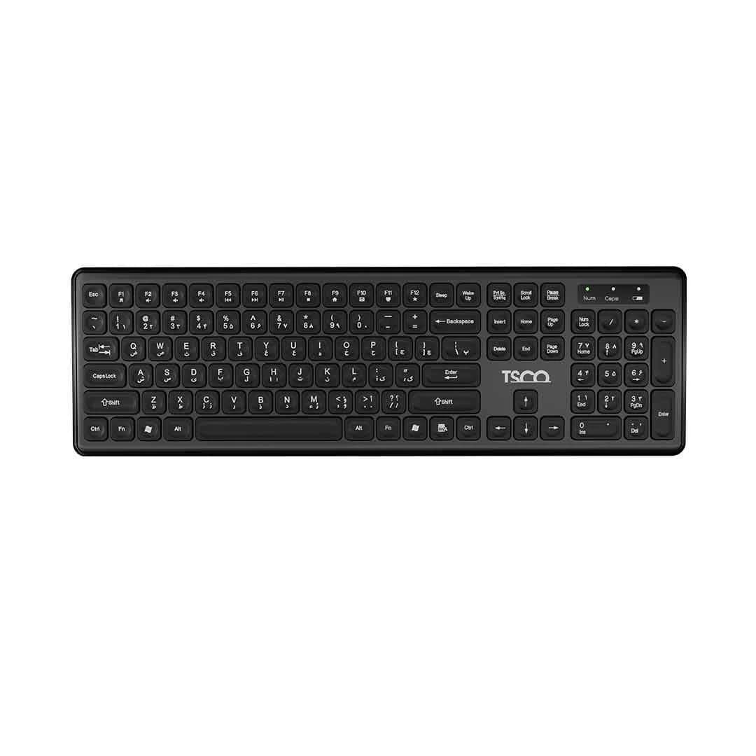کیبورد بی سیم TSCO مدل TK-7005W – مشکی
