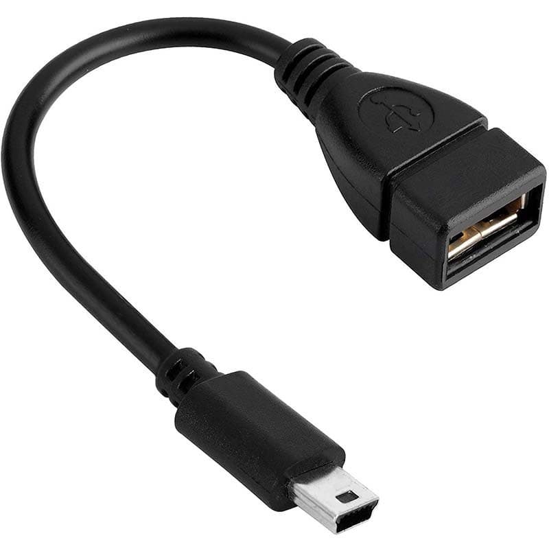 کابل تبدیل 5 پین به USB مادگی 90 درجه planet