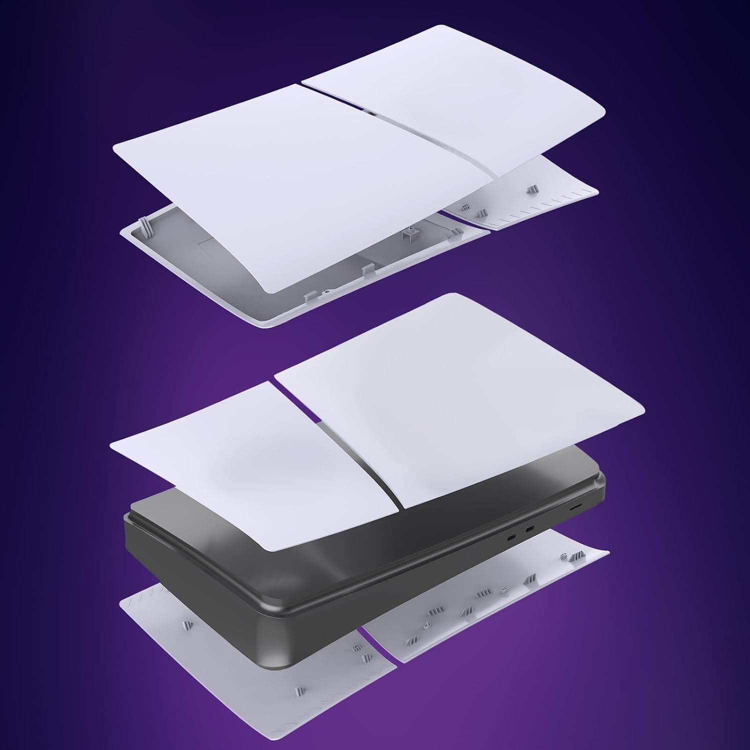 فیس پلیت اورجینال کارکرده PS5 Slim Digital سفید سری 20