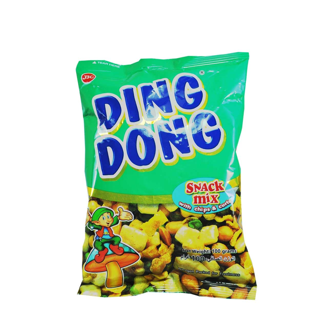 آجیل مخلوط با چیپس ۱۰۰ گرم دینگ دونگ – ding dong