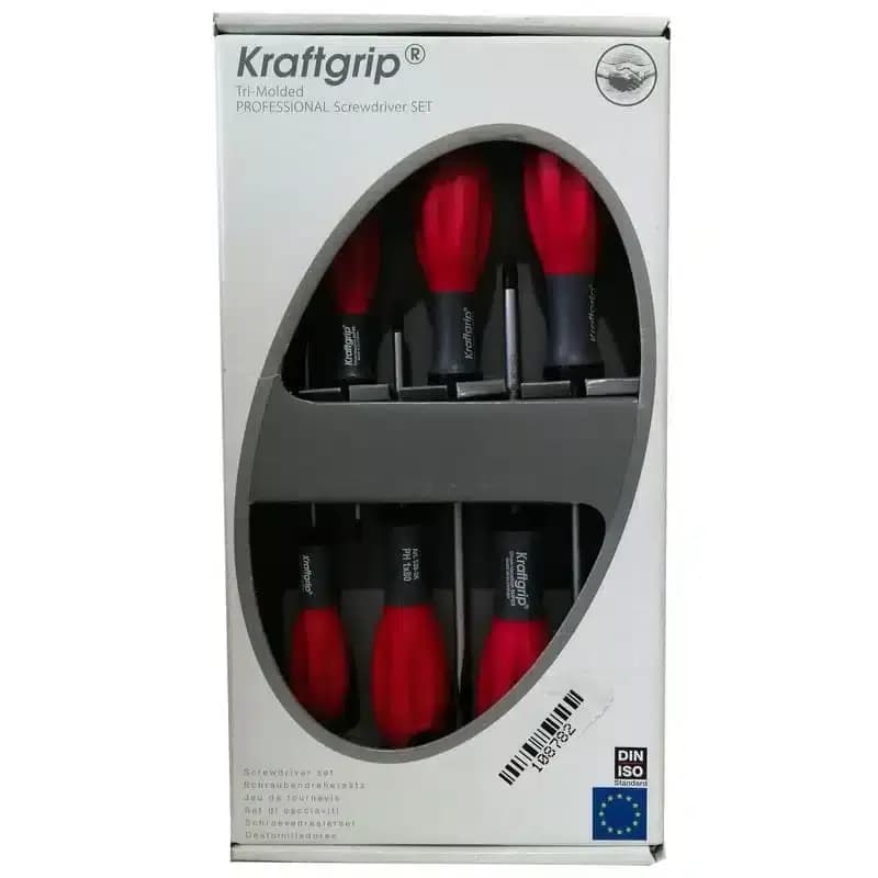 مجموعه 6 عددی پیچ گوشتی کرافت گریپ مدل kraftgrip 500-3K S1/6 Code5873