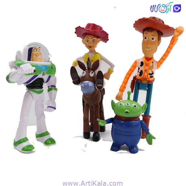 اکشن فیگور داستان اسباب بازی ها ست 5 عددی ( toy story )