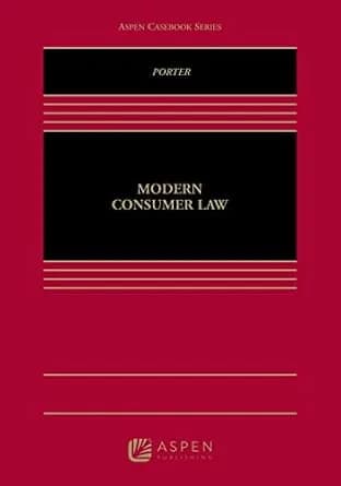 و دانلود نسخه کامل کتاب زبان اصلی Modern Consumer Law (Aspen Casebook Series) PDF | دانلود کتاب خارجی