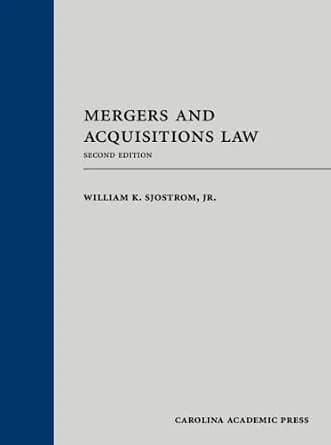 و دانلود نسخه کامل کتاب زبان اصلی Mergers and Acquisitions Law, Second Edition PDF | دانلود کتاب خارجی