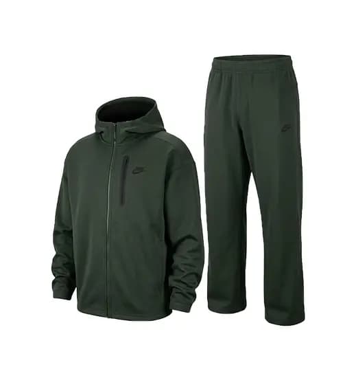 ست سویشرت و شلوار مردانه نرمال ساده اسپان سبز ارتشی Nike