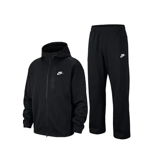 ست سویشرت و شلوار مردانه نرمال ساده اسپان مشکی Nike