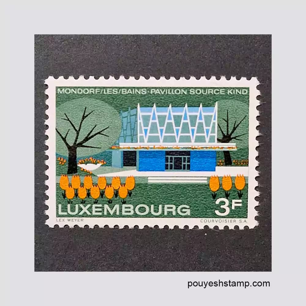 تمبر لوکزامبورگ_بناها 1967
