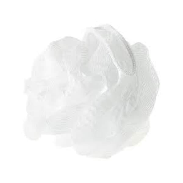 لیف حمام توری طرح گل سفید کاتوس کد K116