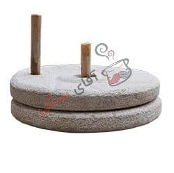 آسیاب دستی و دستاس سنگی قطر 40 سانت
