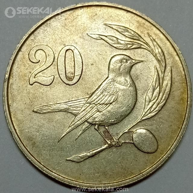 سکه 20 سنت قبرس 1983