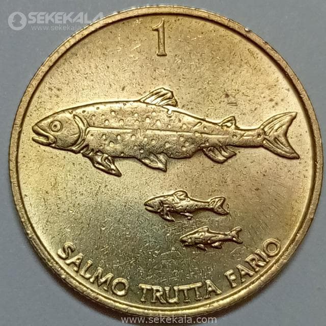 سکه 1 تولار اسلونی 1998 (UNC)
