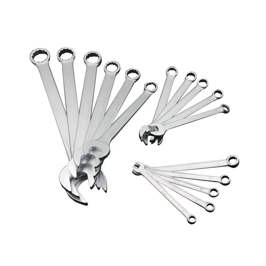 ست آچار 16 عددی یکسر تخت و یکسر رینگ آتا