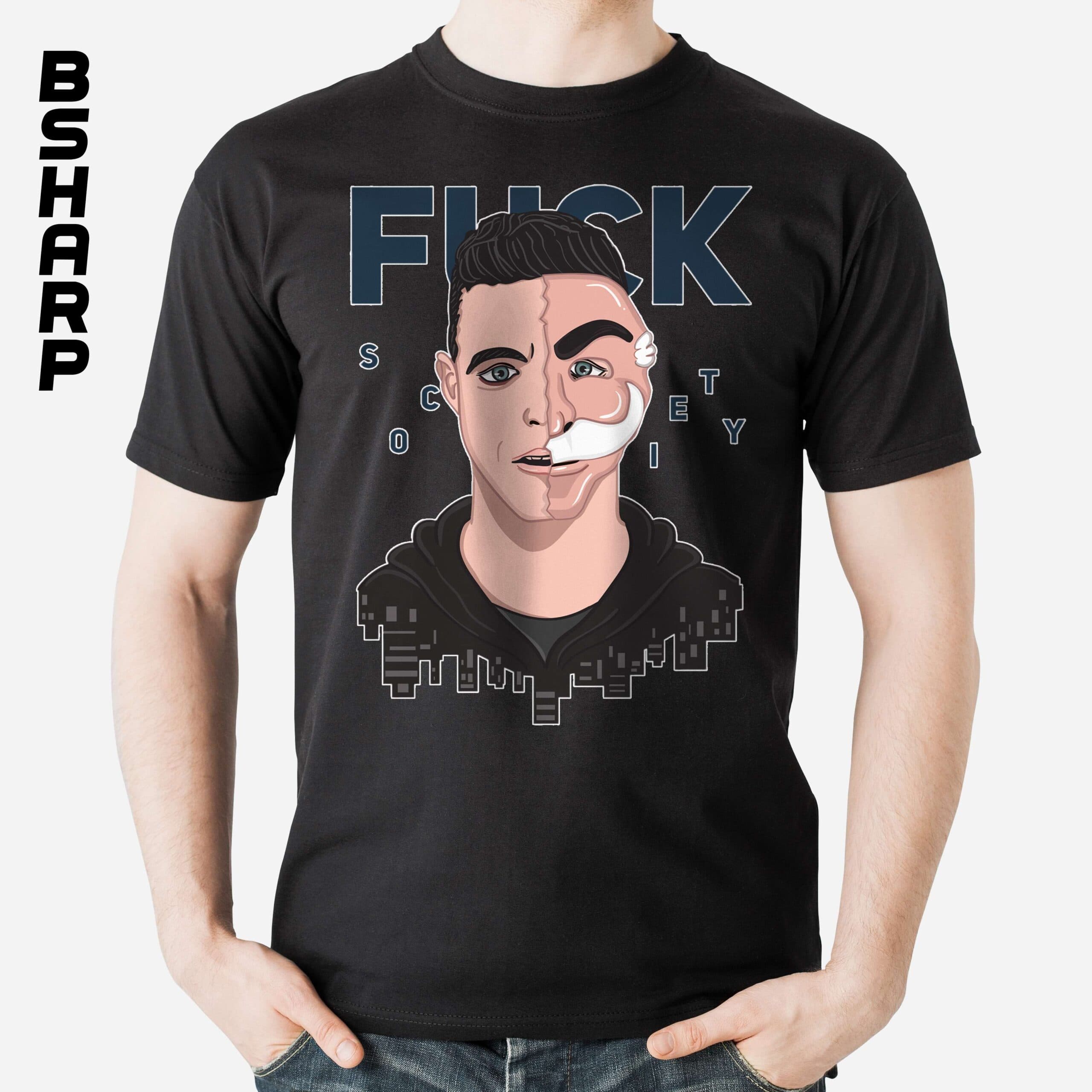 تیشرت MR. Robot طرح F**k