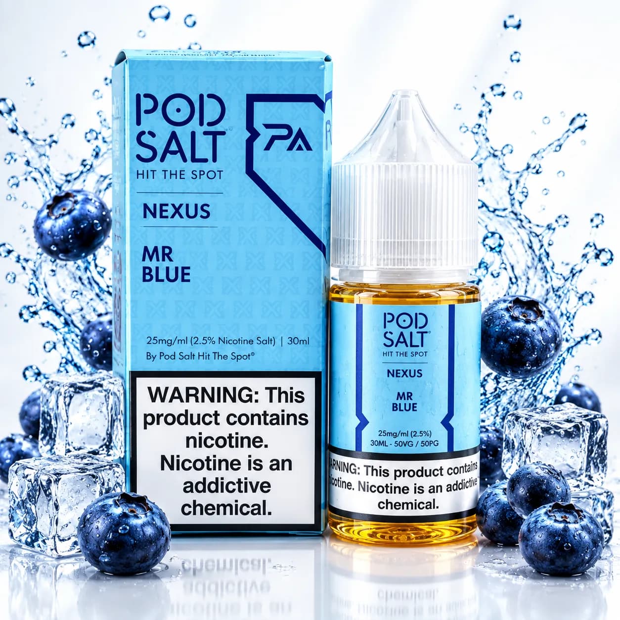 سالت مستر بلو پاد سالت | Pod Salt Nexus MR Blue Nic Salt اورجینال
