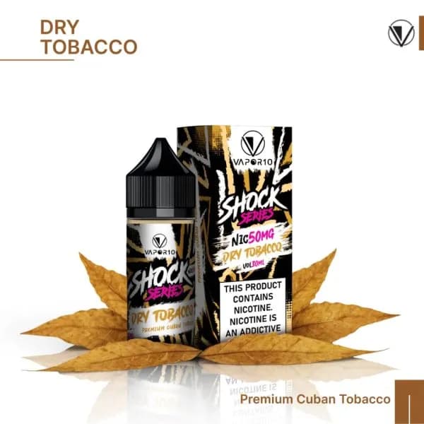 سالت نیکوتین درای توباکو کمپانی ویپور 10 سری شوک | VAPOR 10 Nicotin Salt Dry Tobacco اورجینال