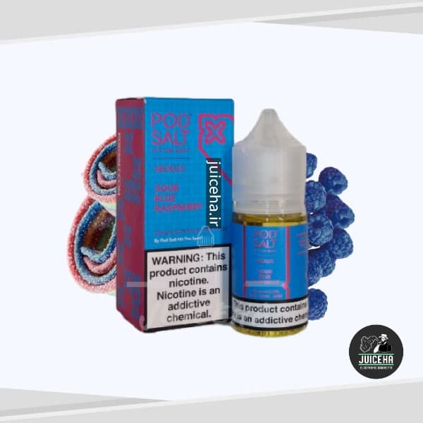 سالت پاد سالت تمشک آبی ترش | Pod Salt Sour Blue Raspberry Salt | اورجینال