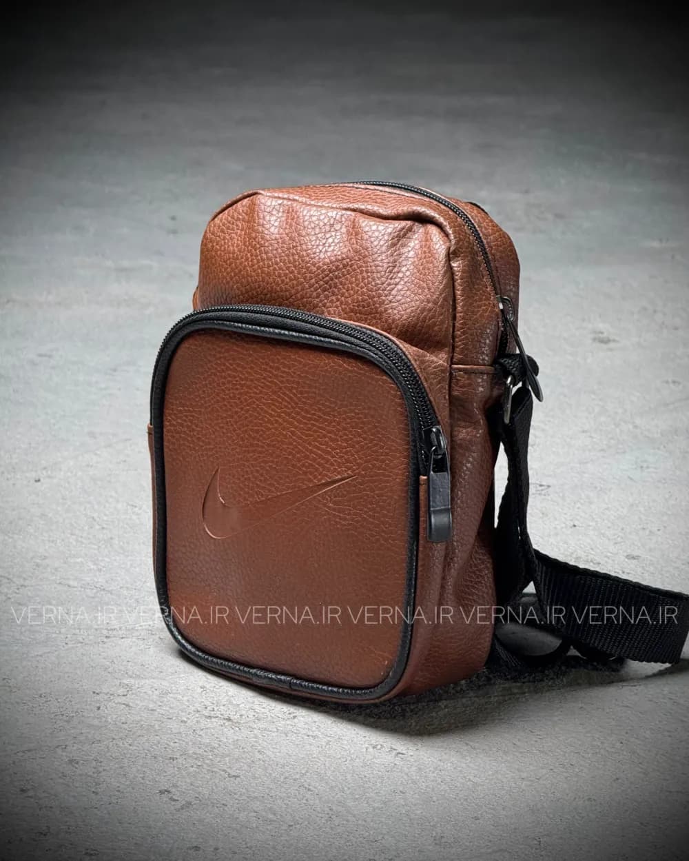 کیف دوشی چرم طرح NIKE