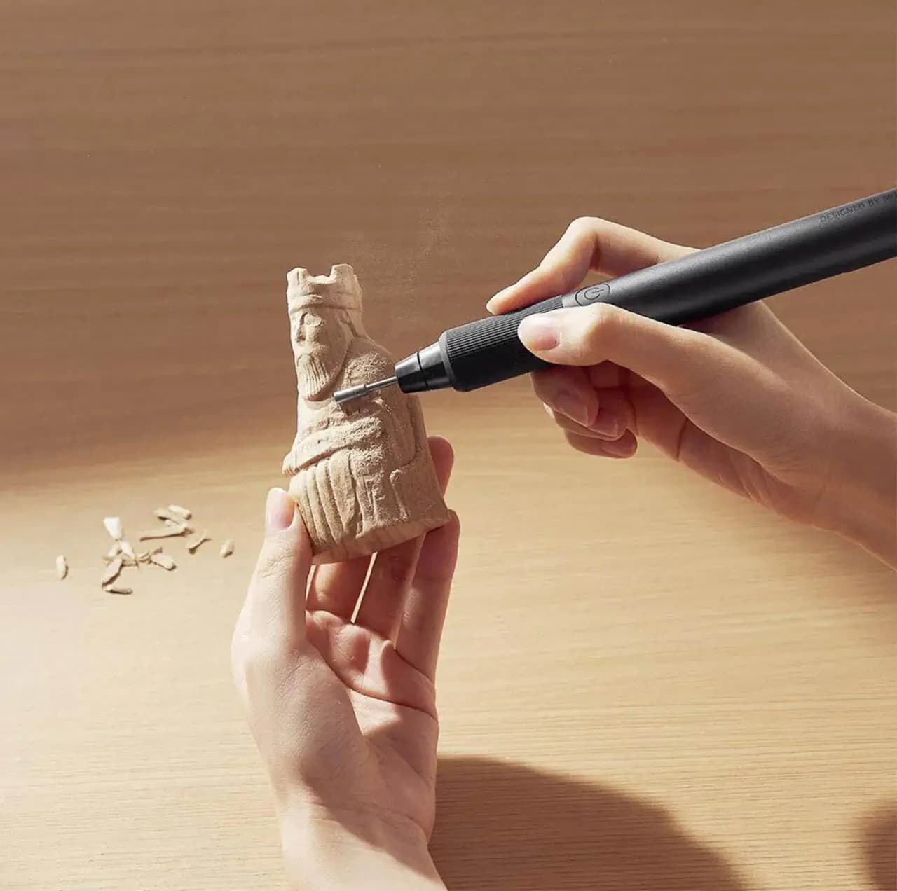 قلم منبت کاری شارژی شیائومی میجیا مدل Mijia Electric Grinding Pen Grey MJDMB001QW — تصویر ۶