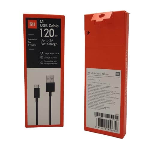 کابل Micro شیائومی فست شارژ پکدار اصل چین