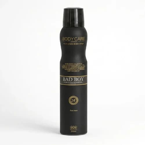 اسپری بدن مردانه کارولینا هررا بد بوی بادی کر | Body Care Carolina Herrera Bad Boy Men Body Spray