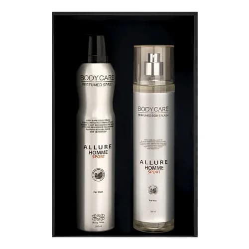 ست هدیه مردانه شنل الورهوم اسپرت بادی کر | Body Care Chanel Allure Homme Sport Men Gift Set